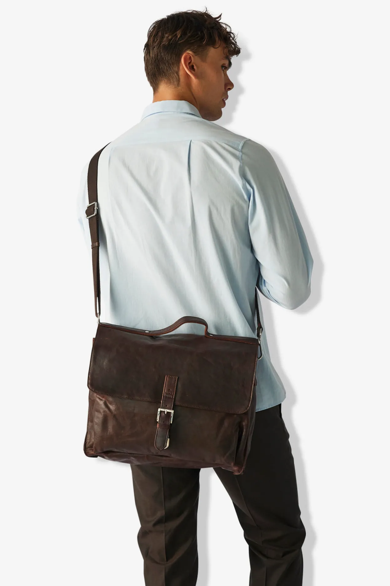 Catania working bag Jarl Dark brown