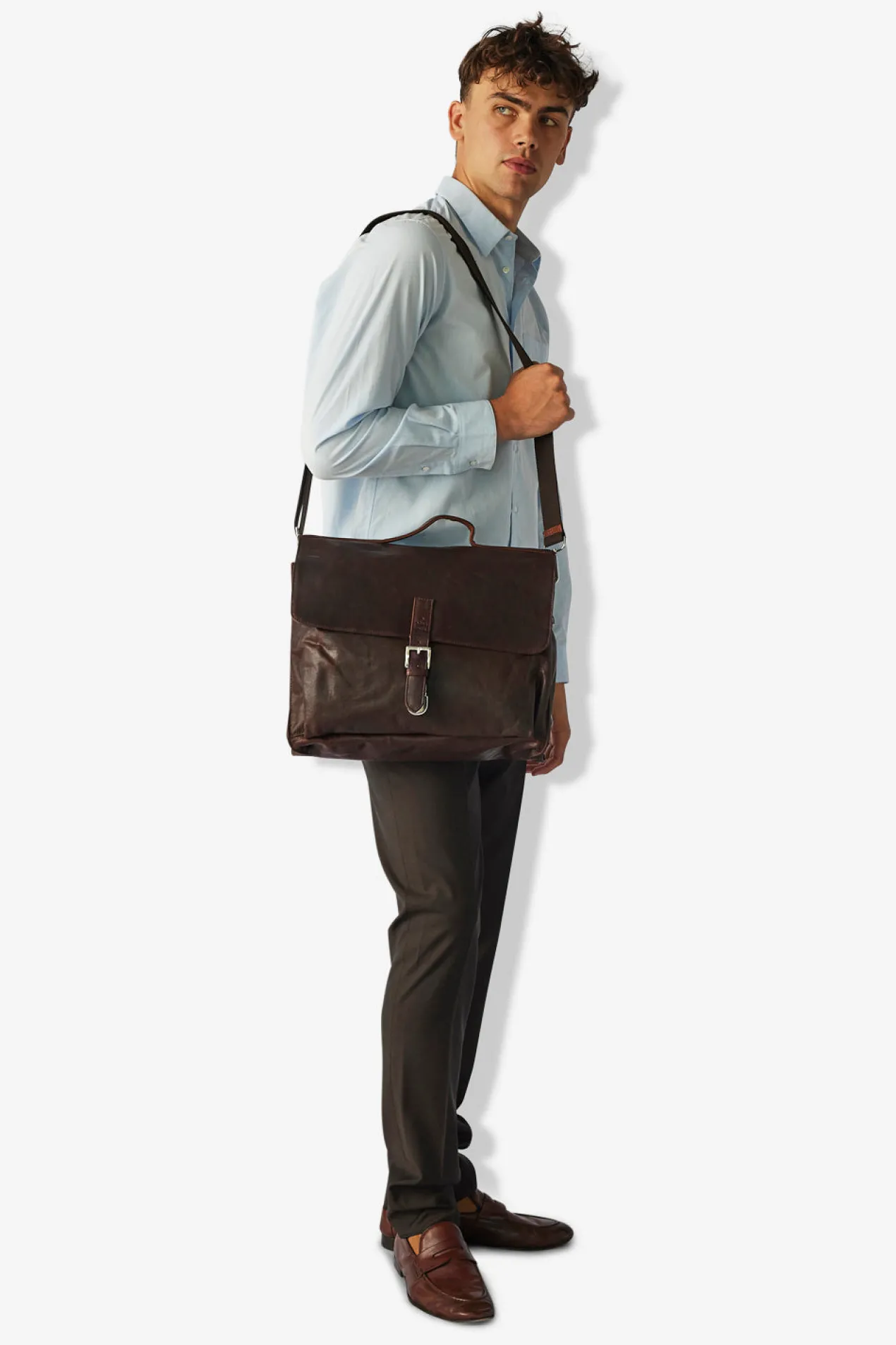 Catania working bag Jarl Dark brown