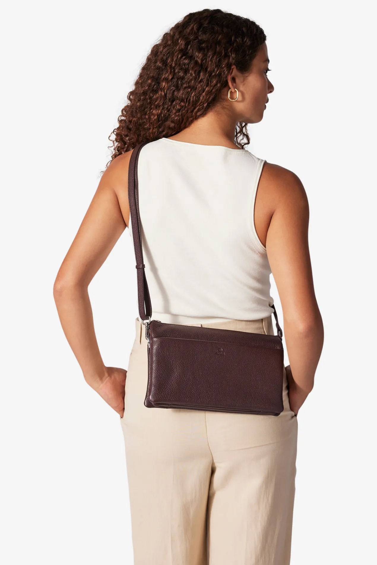 Cormorano combi clutch Jasmina Burgundy