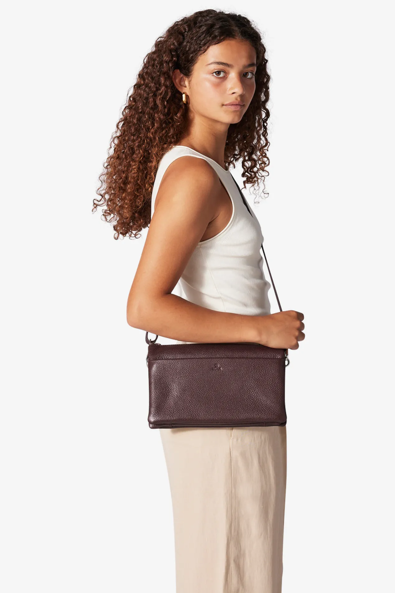 Cormorano combi clutch Jasmina Burgundy
