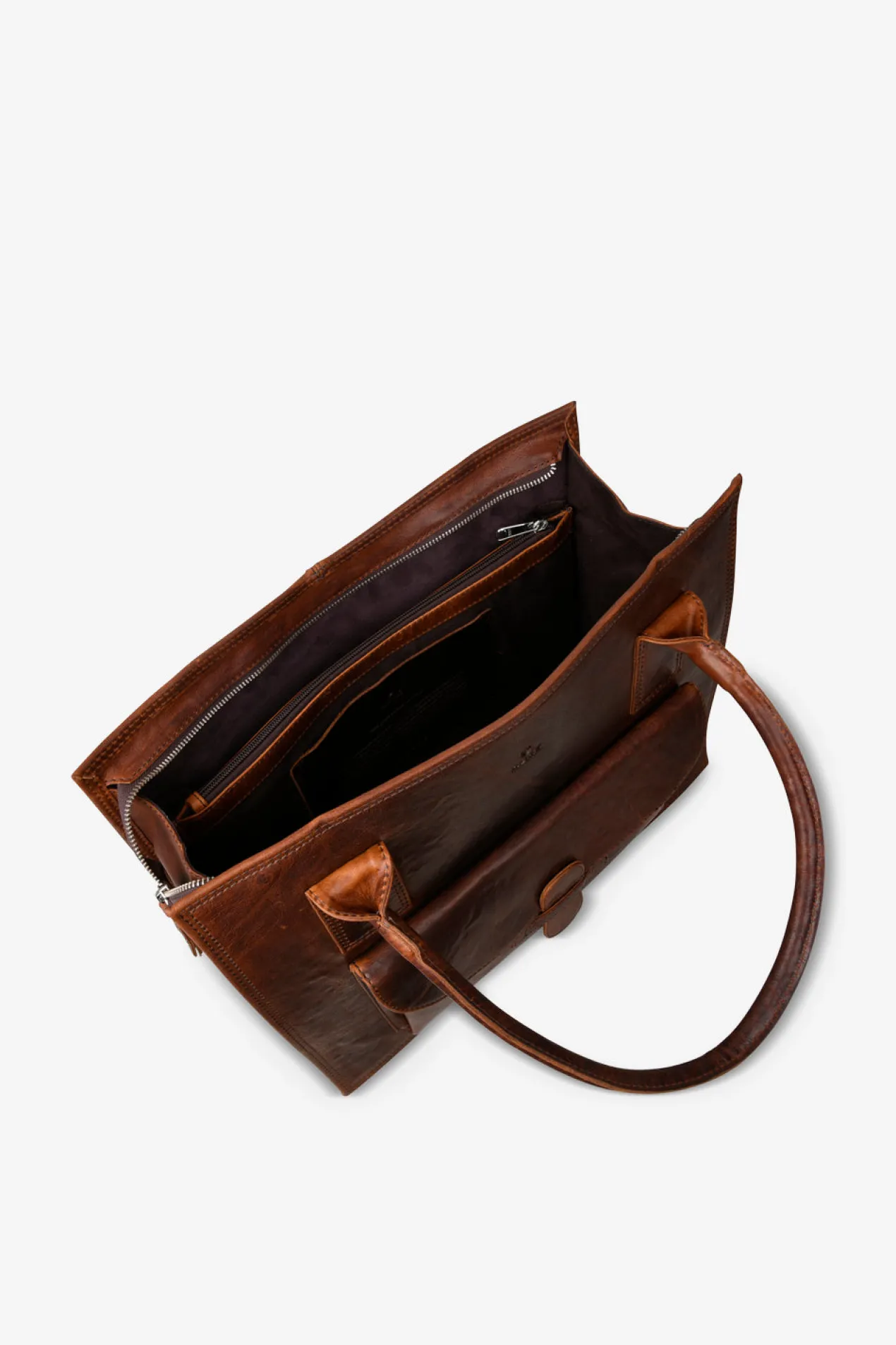 Ragusa shopper Valentina Dark brown