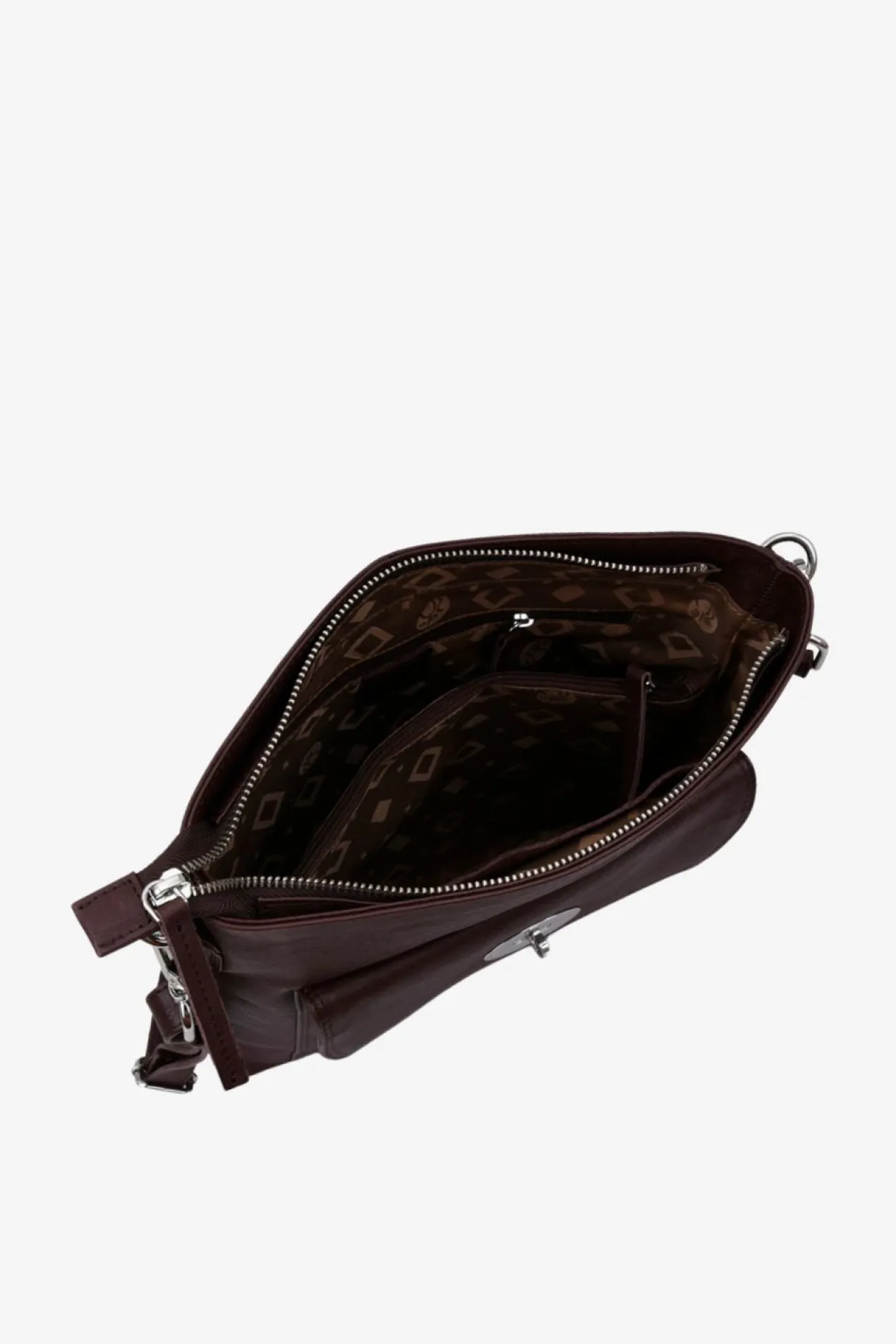 Ravenna crossbody Bianca Dark brown