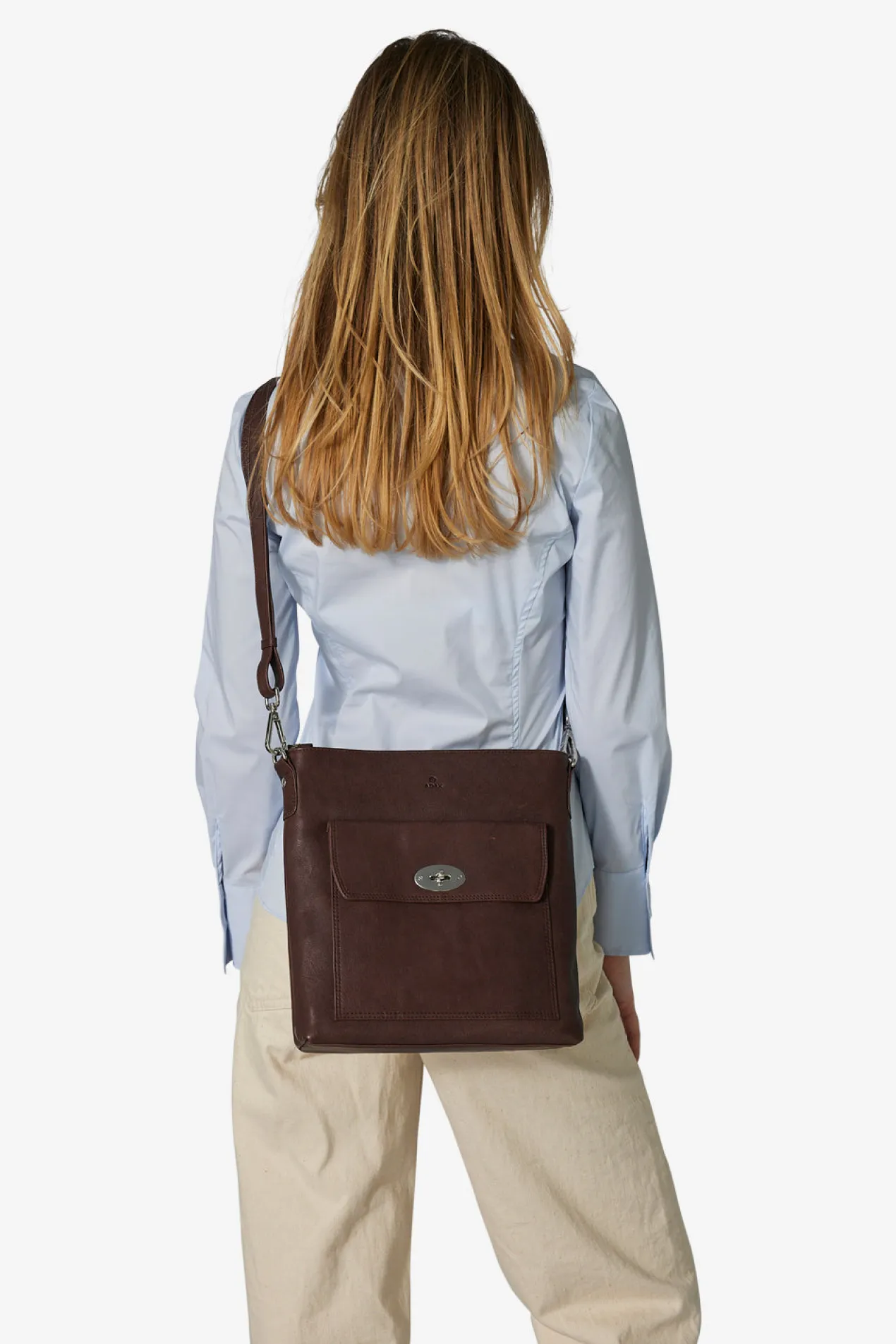 Ravenna crossbody Bianca Dark brown