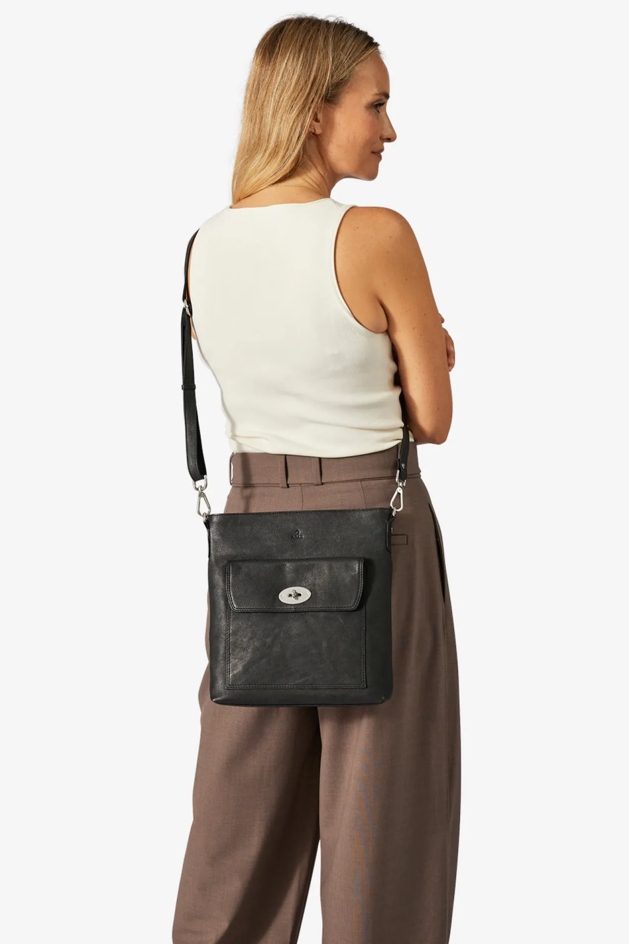 Ravenna crossbody Bianca Black