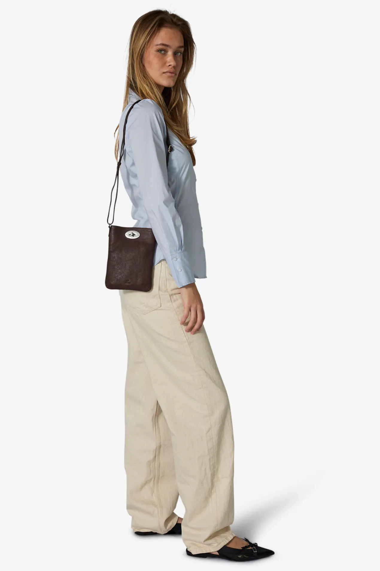 Ravenna shoulder bag Larna Dark brown